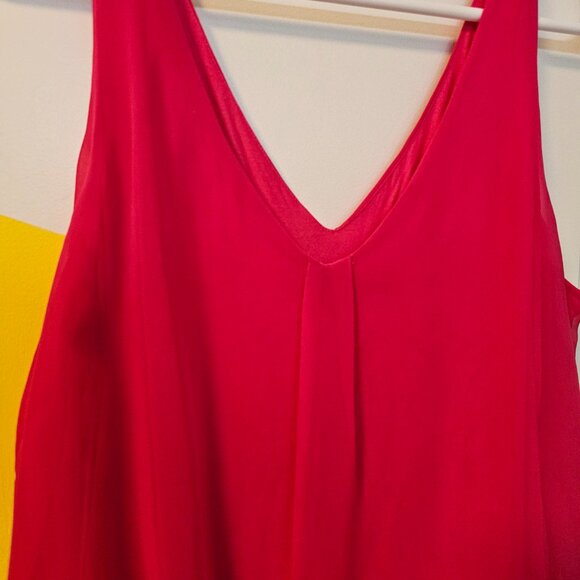 Bright Pink Dressy Tank Top - Picture 2 of 7
